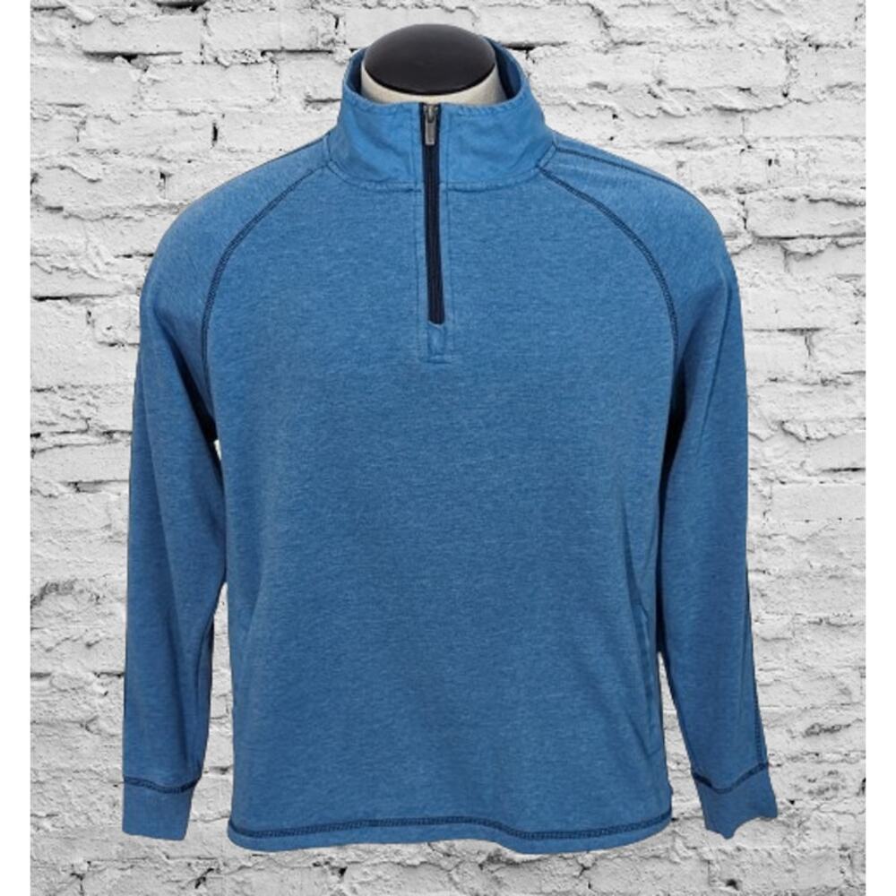 MARGARITAVILLE Long Sleeve Blue Lightweight Pullover Jacket Size MEDIUM